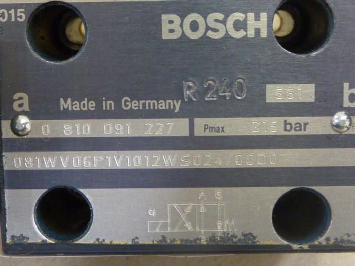 Used BOSCH Directional Valve 0 810 091 227 #47244