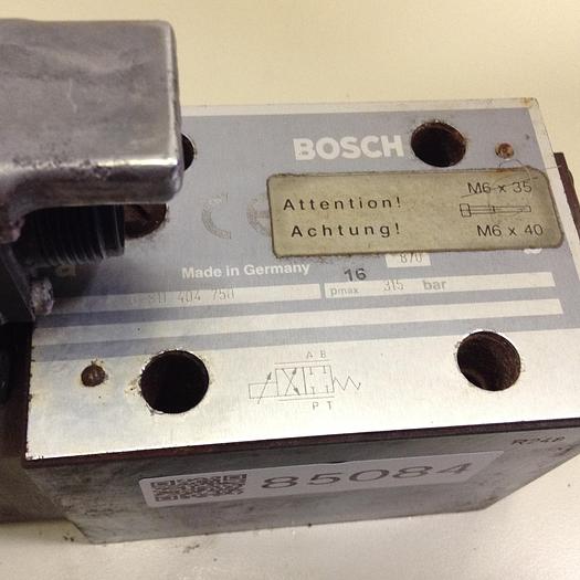 Used BOSCH Servo Valve 0 811 404 750 Used #85084