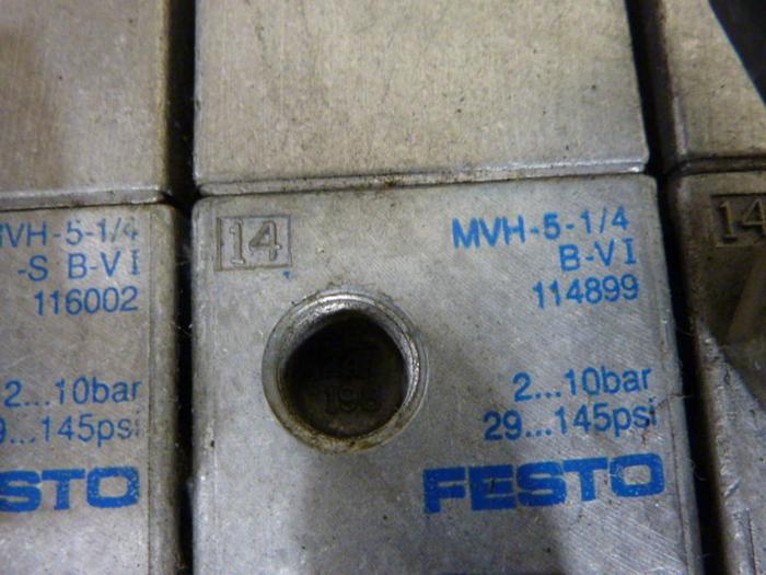 Used FESTO Control Block / Valve Terminal IFB8-02 #52858