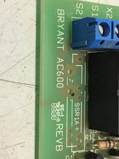 Used BRYANT Circuit Board AC600 #117723