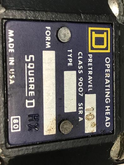 Used SQUARE D Limit Switch 9007-AEQ2699 #121409