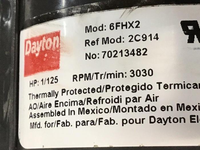 Used DAYTON Blower 2C914 #133628