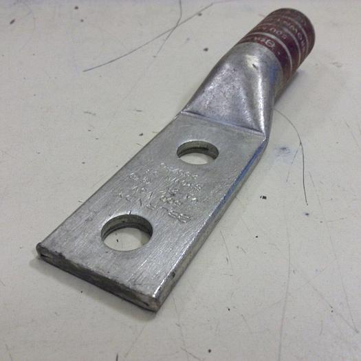Used BURNDY 2 Hole Lug 500 KCMIL CU #89280