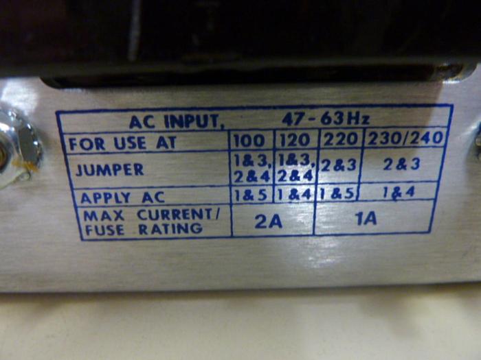 Used INTERNATIONAL POWER Power Supply IHN5-9/OVP #110077