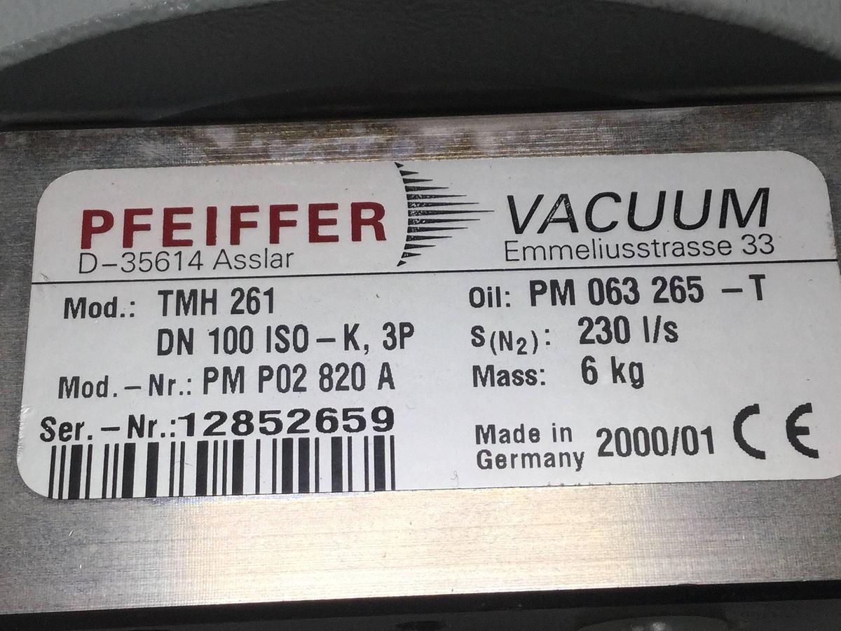 Used PFEIFFER Turbo Pump TMH 261 #99743