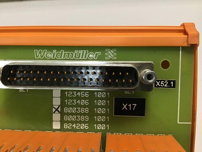 Used WEIDMULLER Connector 800388 1001 #114781
