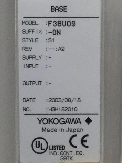 Used YOKOGAWA Circuit Board F3BU09 #100999