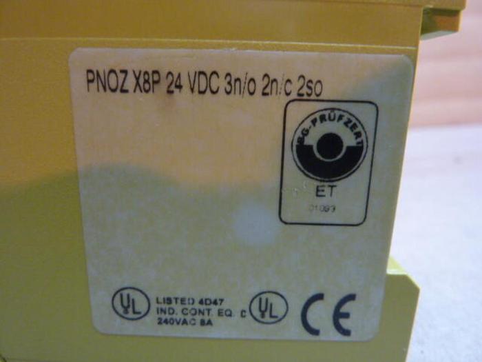 Used PILZ Safety Relay PNOZX8P24VDC3N/O2N/C2SO #29620