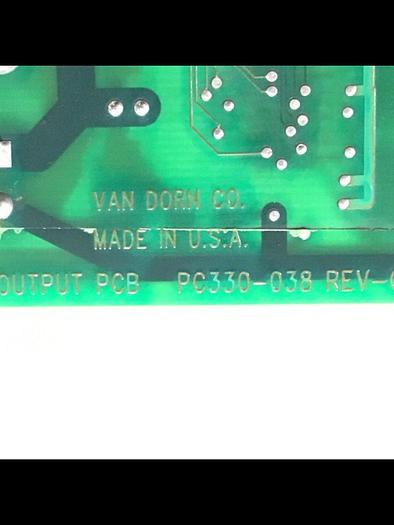 Used VAN DORN Pathfinder DC Output Board PC330-038 330038 USED #143011
