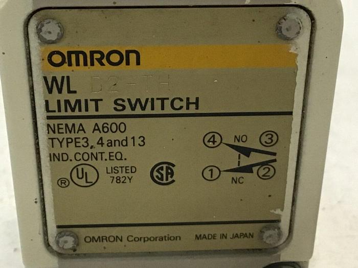 Used OMRON Limit Switch WLD2-TH #121629