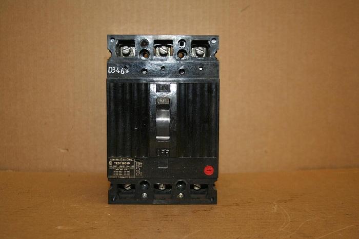 Used GE 50 Amp Circuit Breaker TED136050 #24802