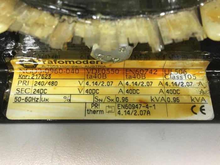 Used TRAFOMODERN 0.96 kVA Power Supply NGD3-0960-040 #103214