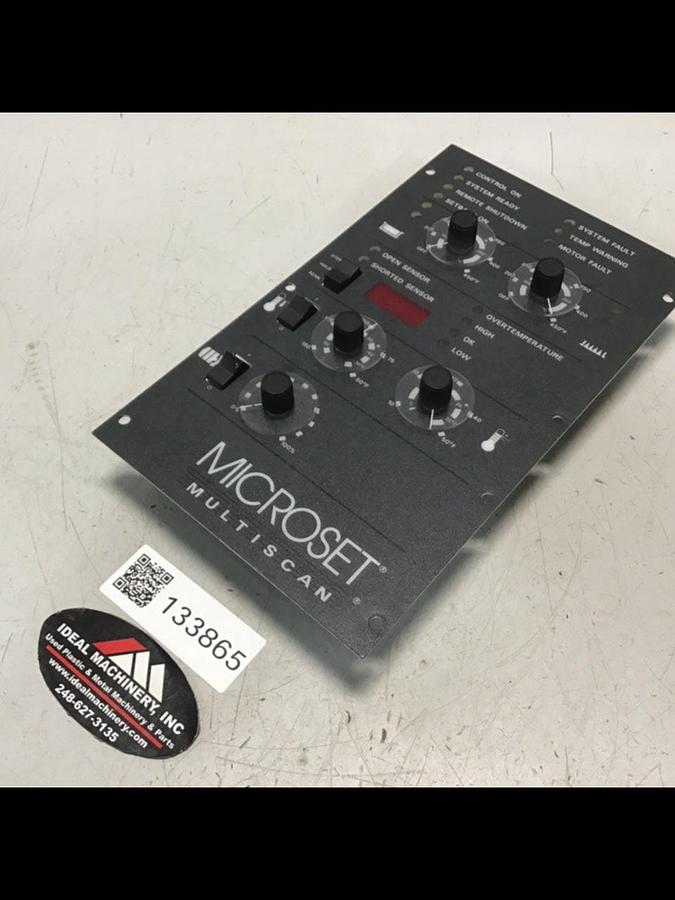 Used MICROSET Control Panel MULTISCAN PANEL USED