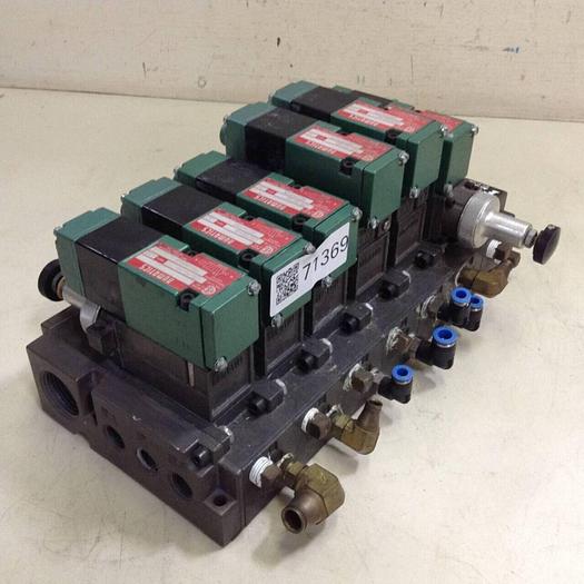 Used NUMATICS Control Block w/ Valves 239-415B #71369
