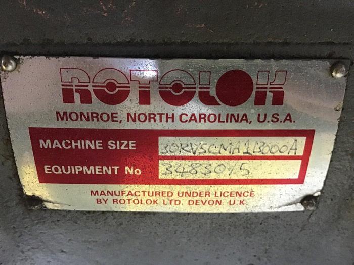 Used ROTOLOK Rotary Valve with Motor 30RVSCMA1B000A Used