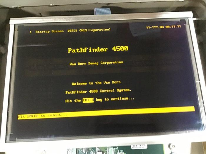 Used VAN DORN Operator Panel PATHFINDER 4500 MONOCHROME Used