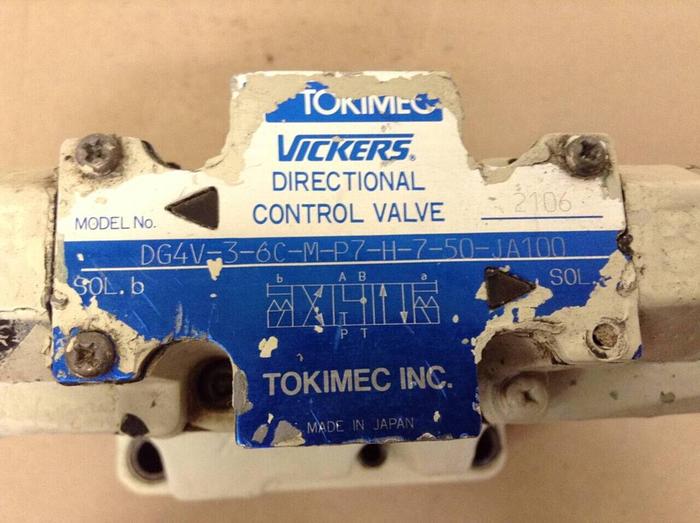 Used VICKERS Directional Control Valve DG4V36CMP7H750JA100 #71241