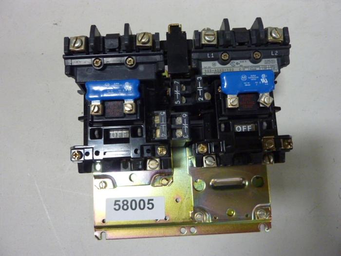 Used ALLEN BRADLEY Motor Starter Size 0 505-AOXD-102 SER C #58006