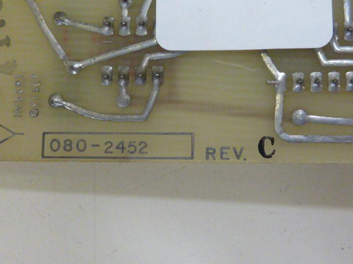 Used SCI Logic Card 080-2452 REV C #54375