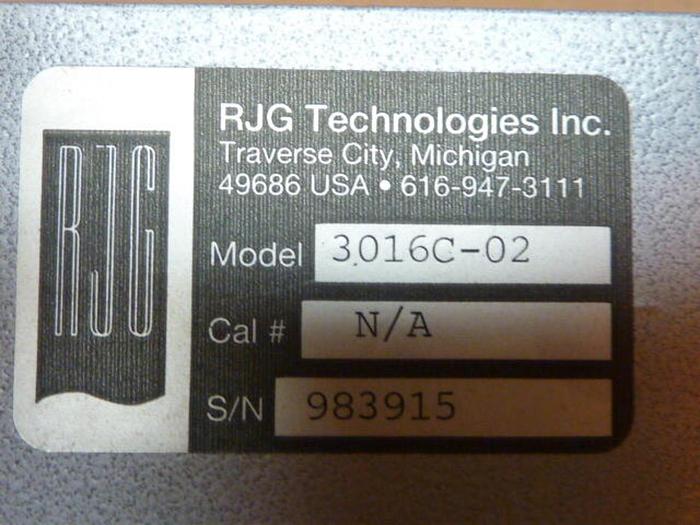 Used RJG TECHNOLOGIES INC Control Module 3016C-02 #22938