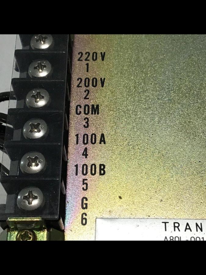 Used FANUC 0.4 KVA Transformers A80L-0010-0015-01 Used