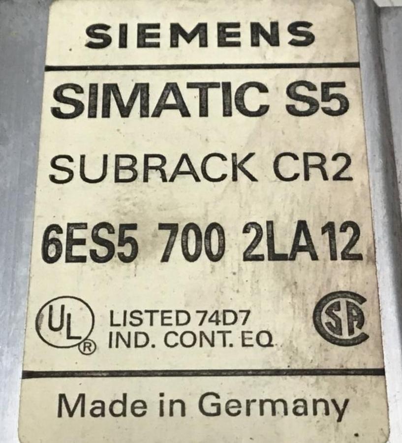 Used SIEMENS Rack Simatic S5 6ES5 700-2LA12 USED
