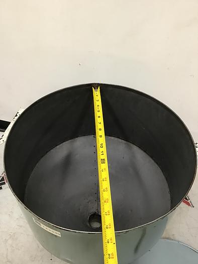 Used METAL FABRICATOR Hopper w/ Lid 18X18 HOP Used #143339