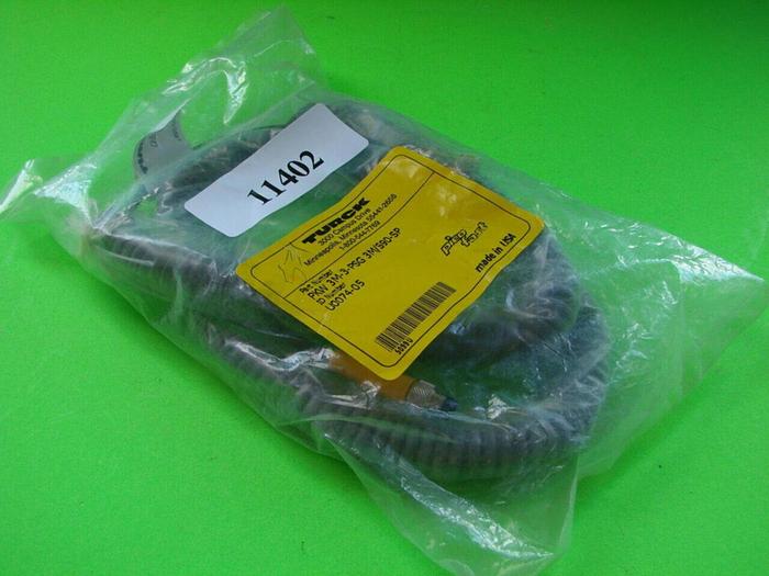 Used TURCK ELEKTRONIK Sensor Cable PKW 3M-3-PSG 3M/S90-SP Used