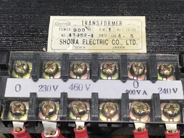 Used SHOWA 900 VA Transformer 45259-3 #135285