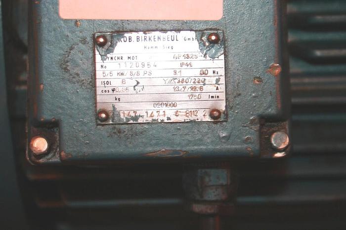 Used ROBERT BIRKENBEUL 9 HP Motor AP132S-4 Used