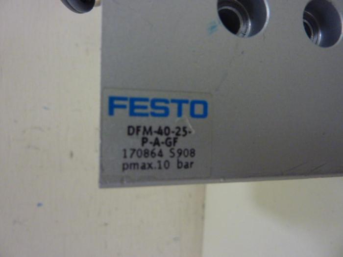 Used FESTO Pneumatic Cylinder DFM-40-25-P-A-GF #57337