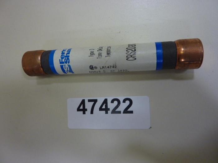 Used FERRAZ SHAWMUT 20 Amp Fuse CRS20 #47422