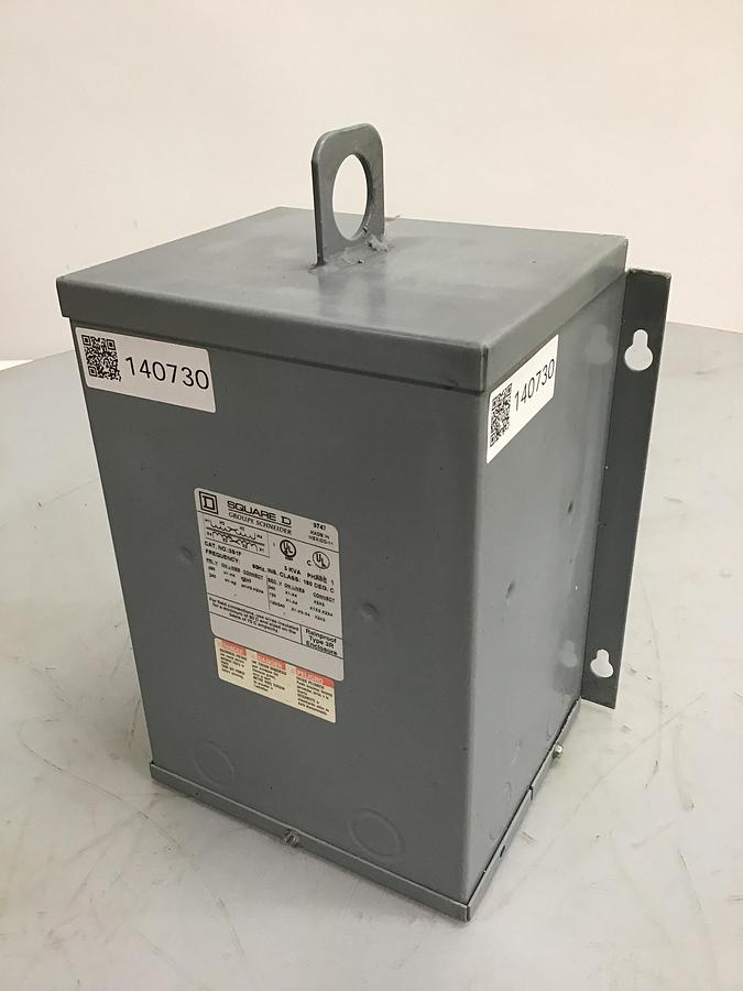 Used SQUARE D 3S1F 3 kVA Dry Type Transformer Used #140730