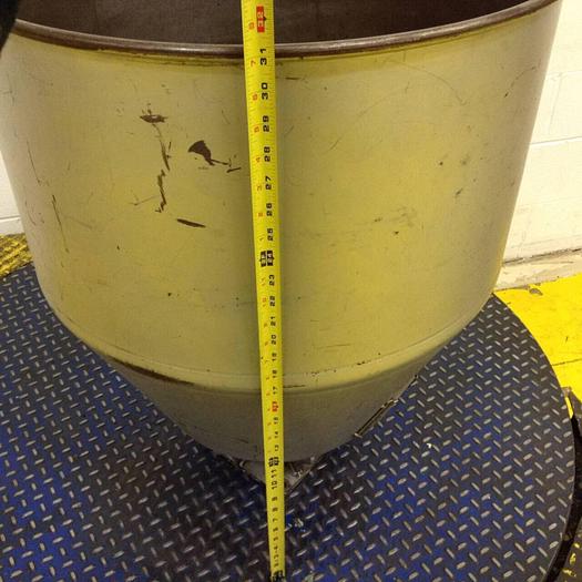 Used METAL FABRICATOR Hopper w/ Lid HOPPER835 #74835