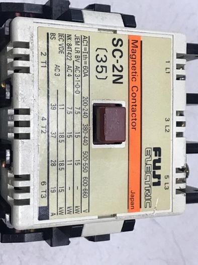Used FUJI ELECTRIC Contactor SC-2N 4NC1Q0 #124388