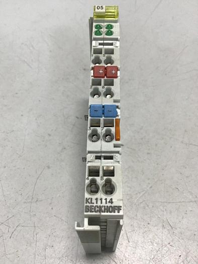 Used BECKHOFF 4-Channel Digital Input Terminal KL1114 #125251