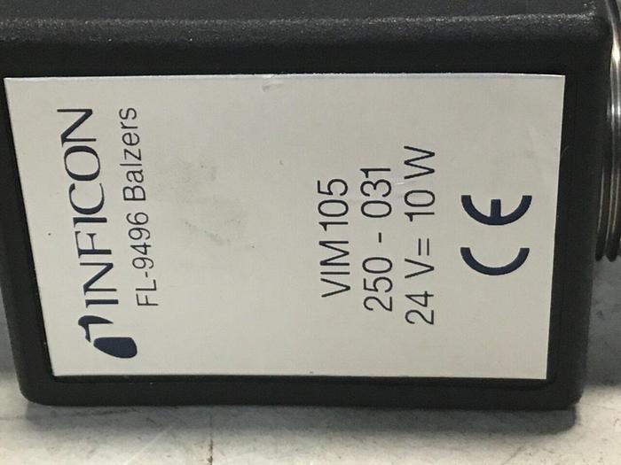 Used INFICON Gauge / Valve FL-9496 BALZERS #124326