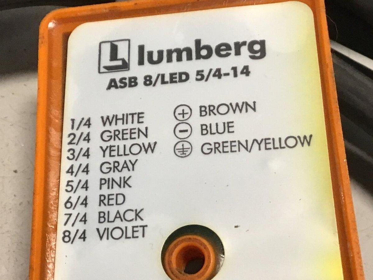 Used LUMBERG Distribution Box ASB 8/LED 5/4-14 Used