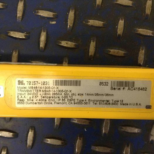 Used STI Light Curtain Transmitter MS46-14-1305-Q1-X USED