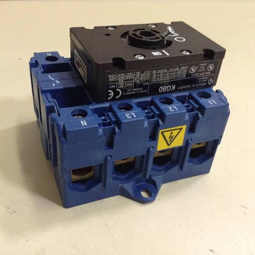 Used KRAUS & NAIMER Manual Motor Controller KG80 #86229