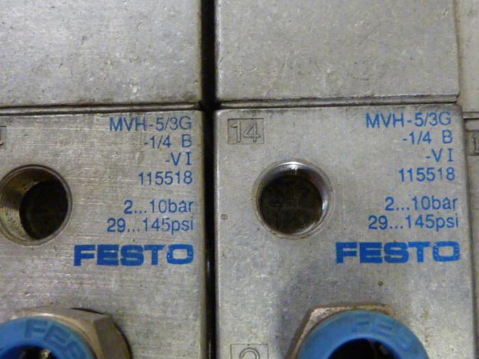 Used FESTO Control Block / Valve Terminal IFB8-02 #52865