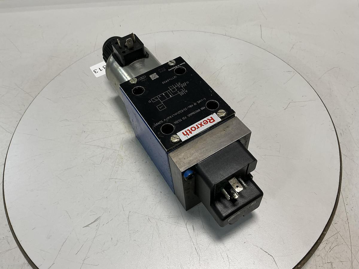 Used REXROTH 5-4WE 10X84-33/CG24K4YAW/V S0909