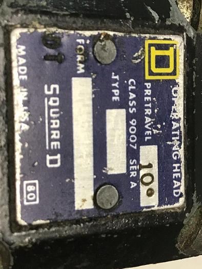 Used SQUARE D Limit Switch 9007-AEQ2699 #121446