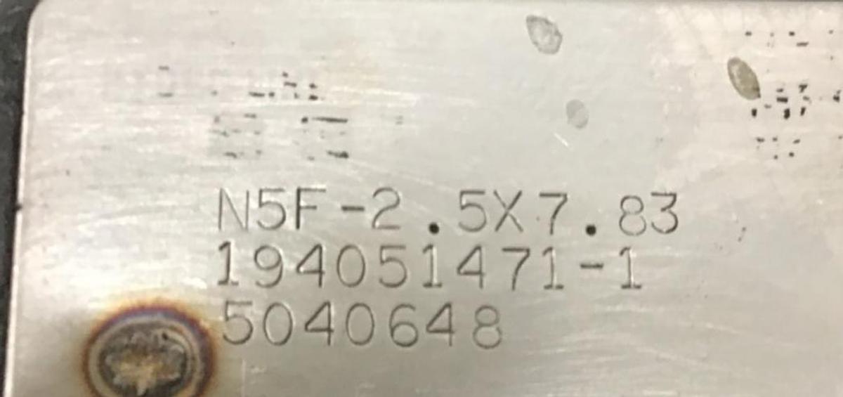 Used EATON CORPORATION Hydraulic Cylinder N5F-2.5X7.83 USED
