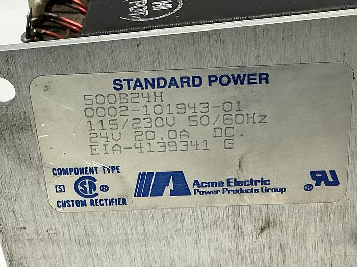 Used ACME ELECTRIC 500B24H