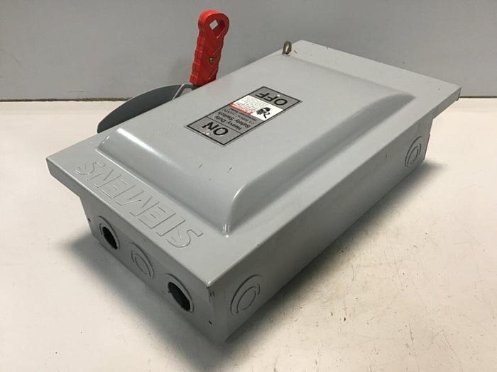 Used SIEMENS Heavy Duty Safety Disconnect Switch HNF362 #130227
