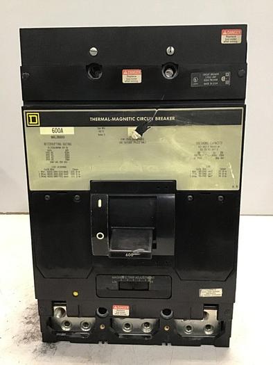 Used SQUARE D 600 Amp Circuit Breaker MAL36600
