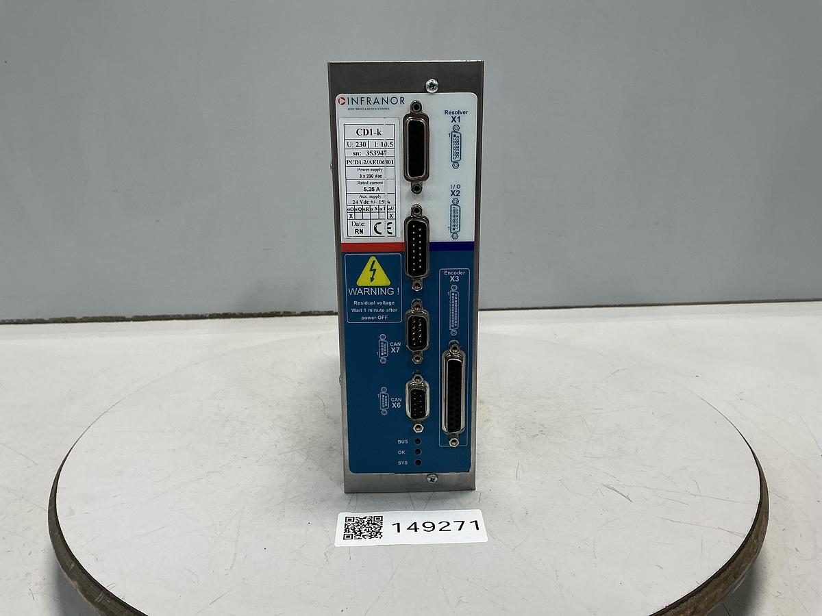 Used INFRANOR CD1-k 230/10.5