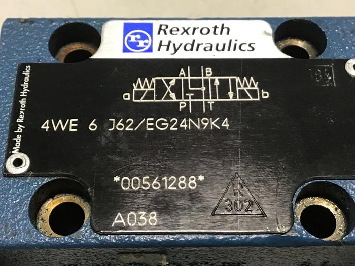 Used REXROTH Directional Control Valve 4WE6J62/EG24N9K4 Used