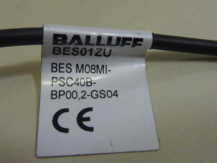 Used BALLUFF Inductive Sensor BES01ZU #62626